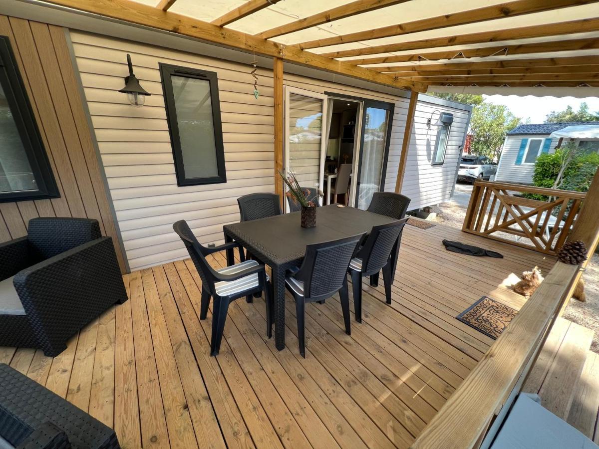 Camping Del Mar 10, Mobil Home Petit Paradis, 6 Personnes, Bord De Mer, Camping Del Mar Village Argeles-sur-Mer Exterior photo